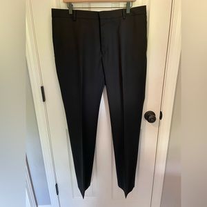 Banana Republic Black Slacks, size 35, Wool / Polyester Blend